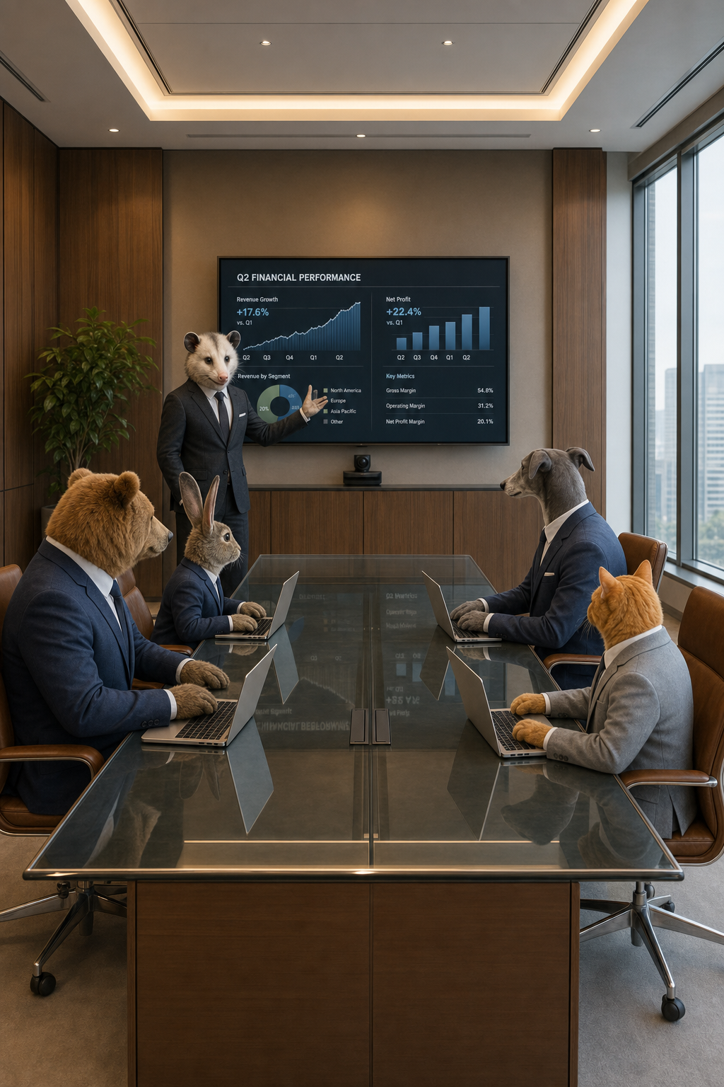 Animal meeting demo visual